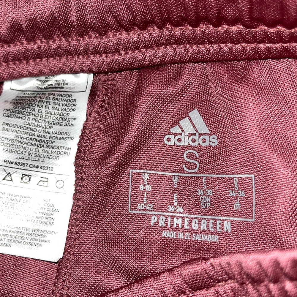 Adidas PRIMEGREEN Track Pants in Mauve Pink